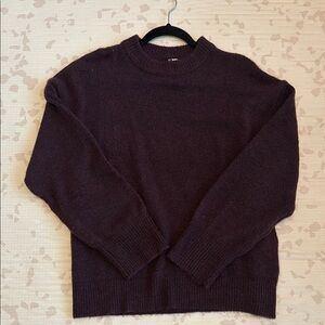 Burgundy sweater